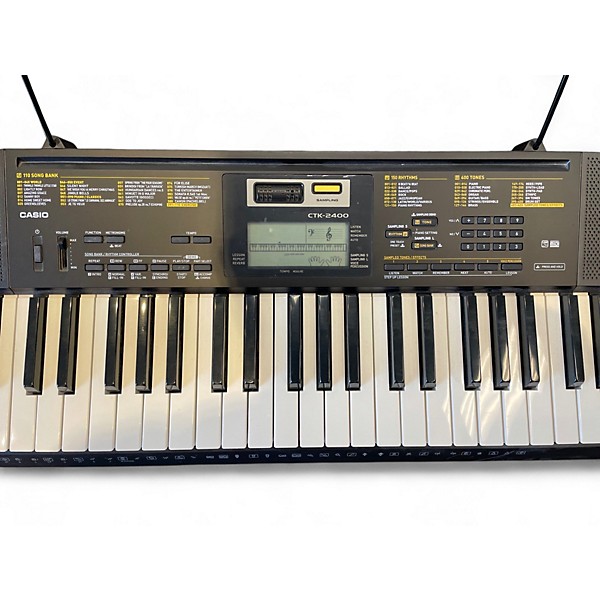 Used Casio CTK2400 61-Key Portable Keyboard