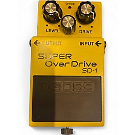 Used BOSS SD1 Super Overdrive Effect Pedal