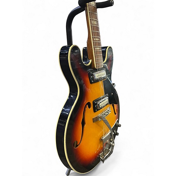 Used Atlas Sound STERLING AE252 3 Color Sunburst Hollow Body Electric Guitar