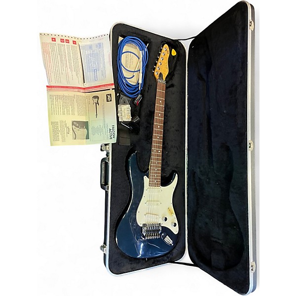 Used Peavey FALCON ACTIVE Blue Solid Body Electric Guitar