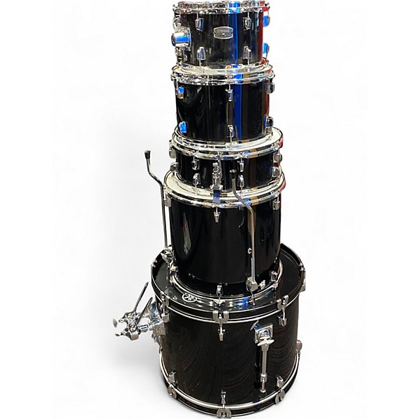 Used Yamaha 5 Piece RYDEEN BLACK GLITTER Drum Kit