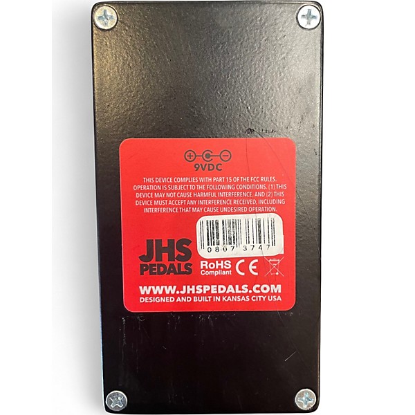 Used JHS Pedals HARD DRIVE BLACK Effect Pedal