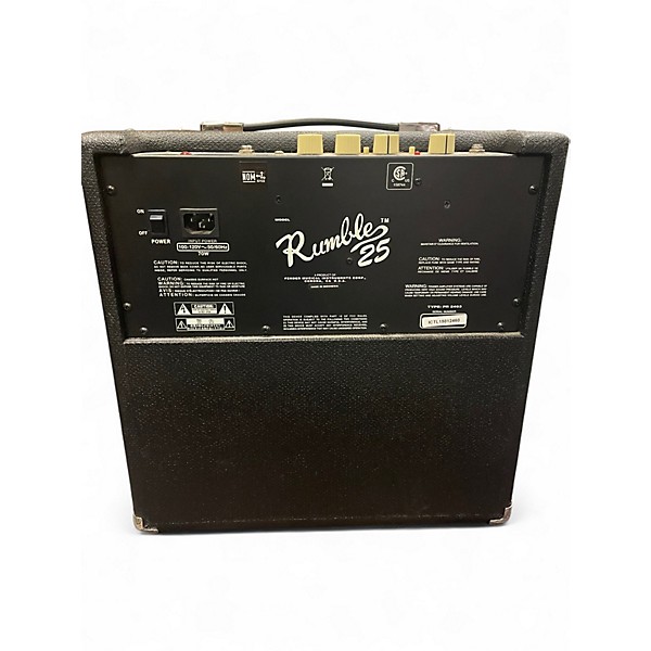 Used Fender Rumble 25 25W 1x8 Bass Combo Amp