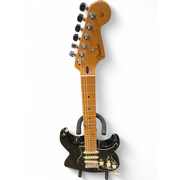 Used Fender Player Stratocaster Black Solid Body Electric Guitar