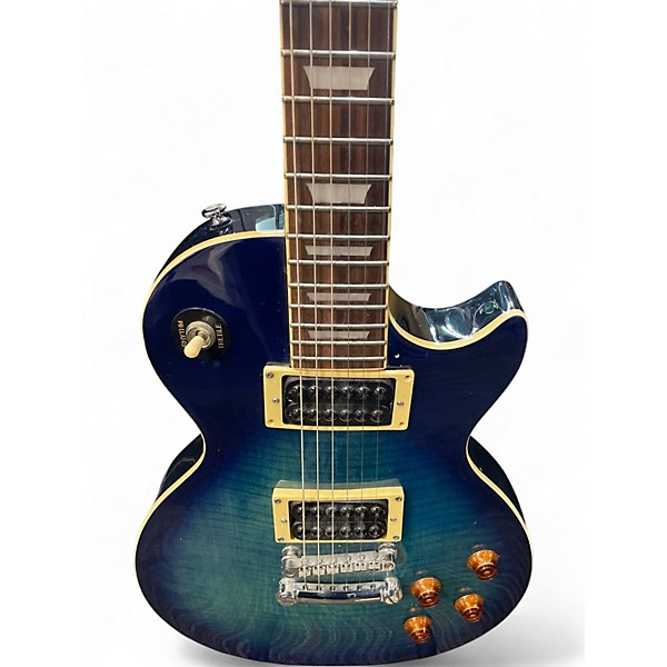 Used Epiphone Les Paul Standard Blue Burst Solid Body Electric Guitar