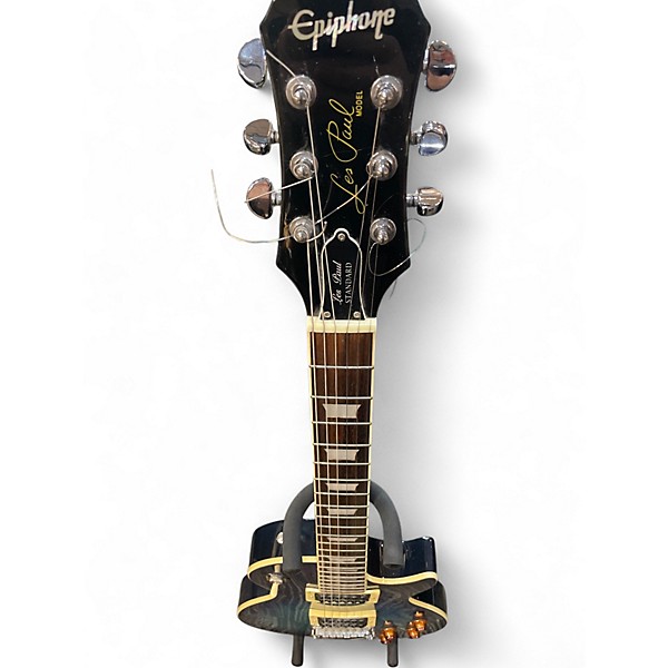 Used Epiphone Les Paul Standard Blue Burst Solid Body Electric Guitar