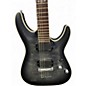Used Schecter Guitar Research C1 Platinum Translucent Black Solid Body Electric Guitar