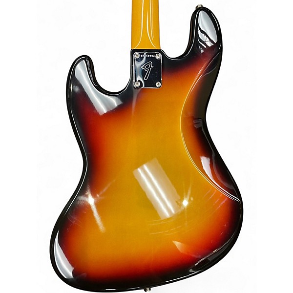 Used Fender 1966 AMERICAN VINTAGE II JAZZ BASS 3 Color Sunburst Electric Bass Guitar