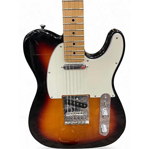 Used Fender Player Telecaster 3 Color Sunburst Solid Body Electric Guitar