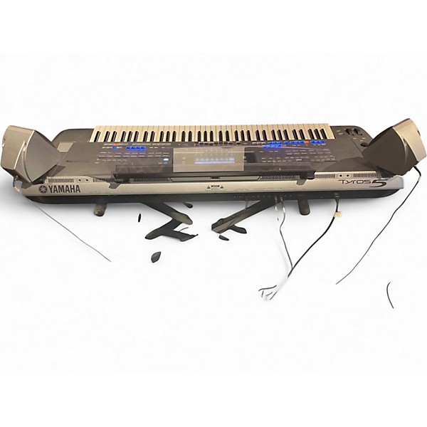 Used Yamaha Tyros 5 76 Key Arranger Keyboard