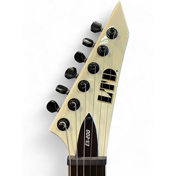 Used ESP LTD EX200 WHITE Solid Body Electric Guitar