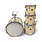 Used TAMA 4 Piece Swingstar Made in Japan White Drum Kit thumbnail