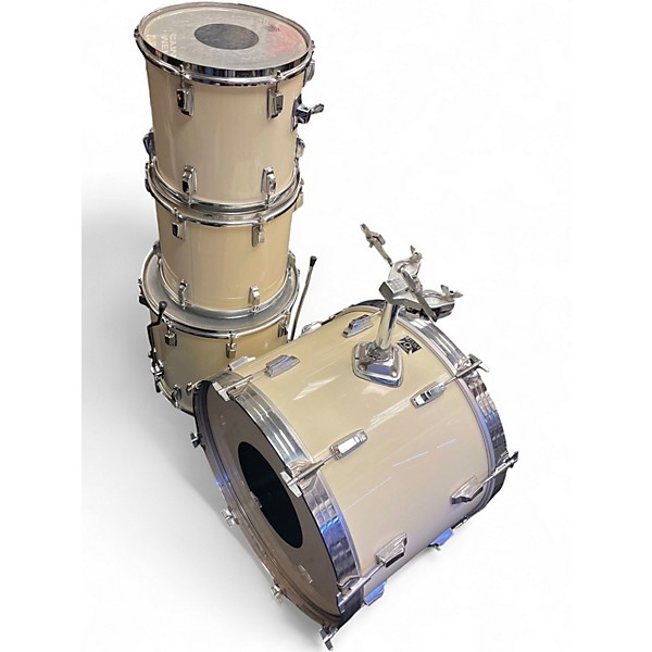 Used TAMA 4 Piece Swingstar Made in Japan White Drum Kit