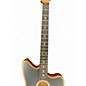 Used Fender American Acoustasonic Jazzmaster olive drab green Acoustic Electric Guitar