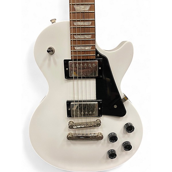 Used Epiphone Les Paul Studio White Solid Body Electric Guitar