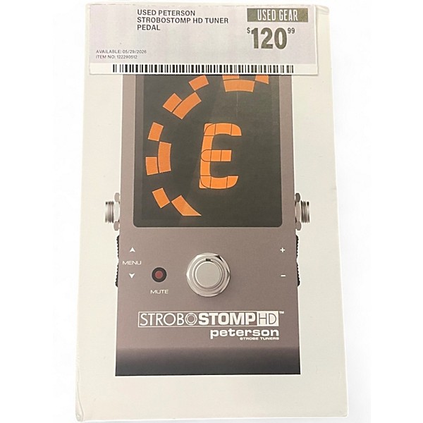 Used Peterson StroboStomp HD Tuner Pedal