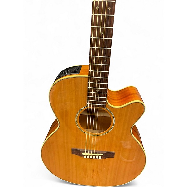 Used  Takamine EG544SC 4C Natural Acoustic Electric Guitar