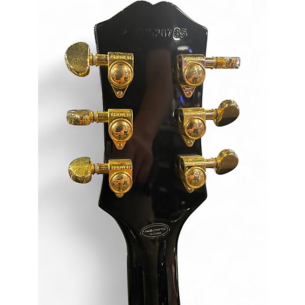 Used Epiphone Les Paul Custom Ebony Solid Body Electric Guitar