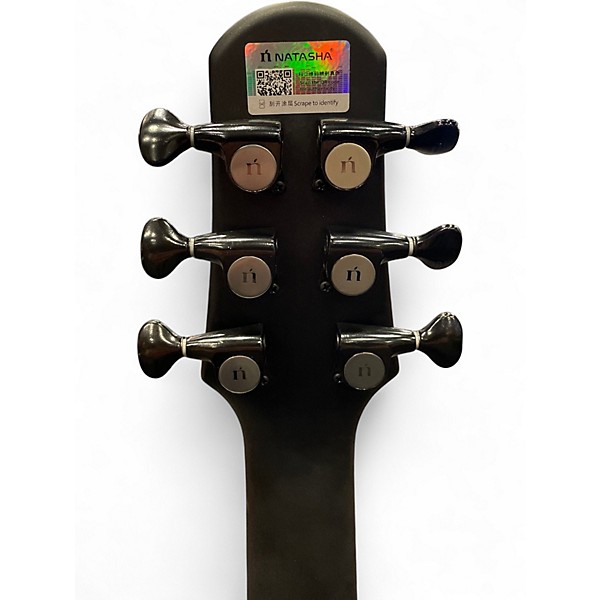 Used Natasha Asteroid Satin Black Acoustic Guitar