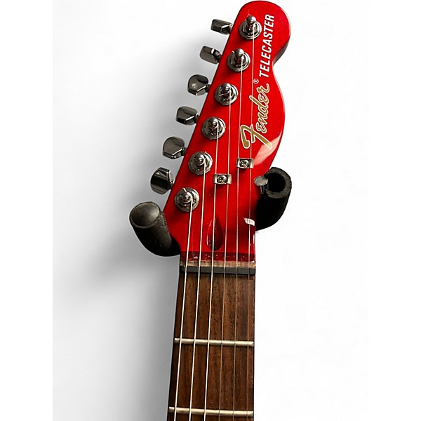 Used Fender JA90 Jim Adkins Thinline Telecaster Red Hollow Body Electric Guitar