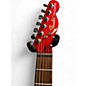 Used Fender JA90 Jim Adkins Thinline Telecaster Red Hollow Body Electric Guitar