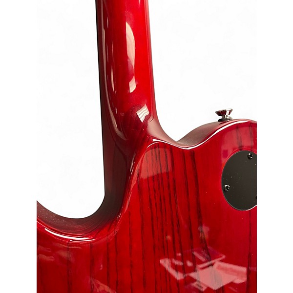 Used Fender JA90 Jim Adkins Thinline Telecaster Red Hollow Body Electric Guitar