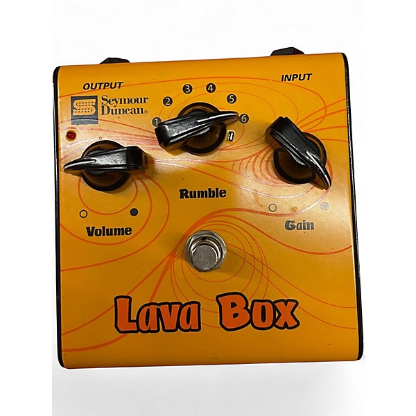 Used Seymour Duncan SFX05 Lava Box Distortion Overdrive Effect Pedal