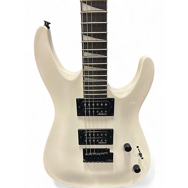 Used Jackson JS22 Dinky Alpine White Solid Body Electric Guitar