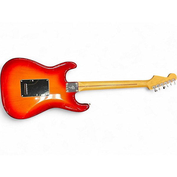 Used Fender Player Plus Stratocaster Cherry Sunburst Solid Body Electric Guitar