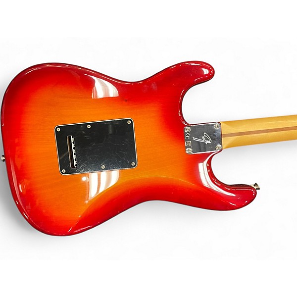 Used Fender Player Plus Stratocaster Cherry Sunburst Solid Body Electric Guitar