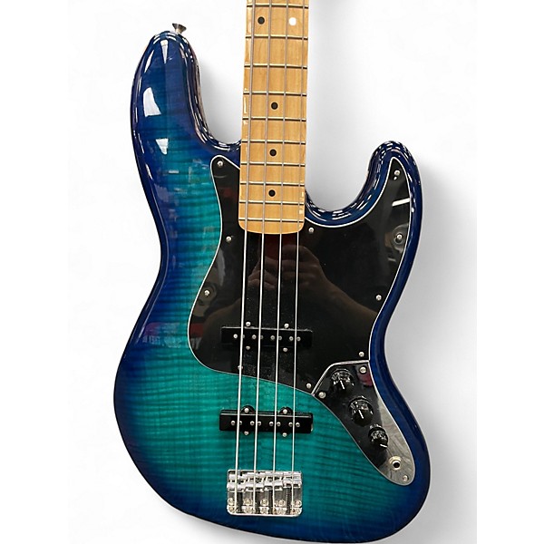 Used Fender Player Jazz Bass Ocean Blue Burst Electric Bass Guitar