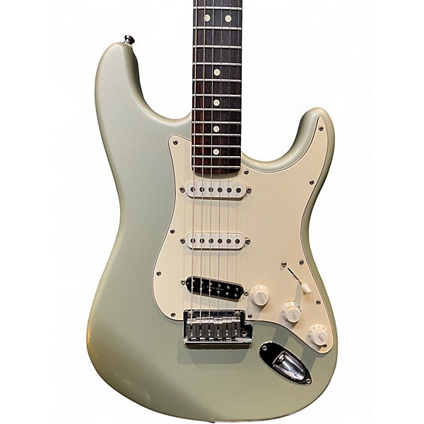 Used 1999 Fender American Standard Stratocaster Inca Silver Solid Body Electric Guitar