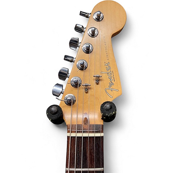 Used 1999 Fender American Standard Stratocaster Inca Silver Solid Body Electric Guitar