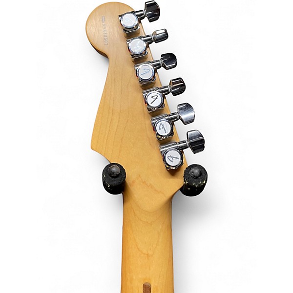 Used 1999 Fender American Standard Stratocaster Inca Silver Solid Body Electric Guitar