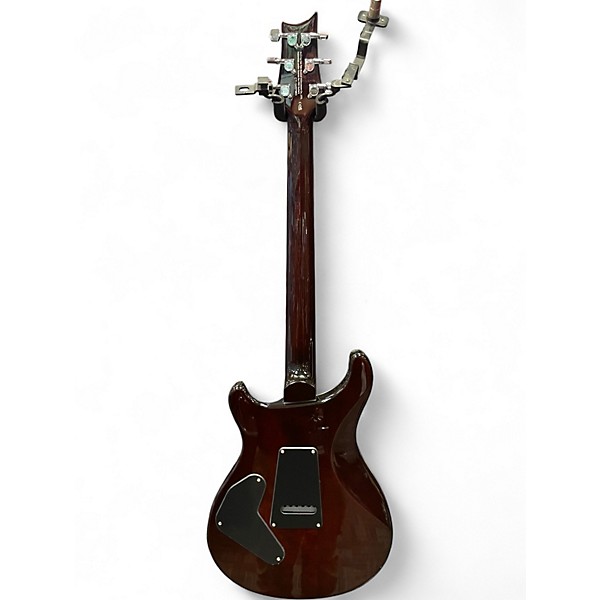 Used PRS SE Custom 24 SEMI-HOLLOW PIEZO TIGER ORANGE Hollow Body Electric Guitar