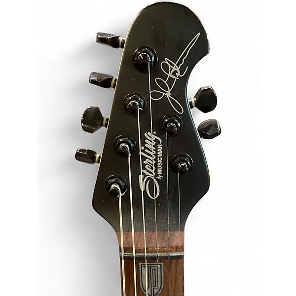 Used Sterling by Music Man JP60 Black Solid Body Electric Guitar