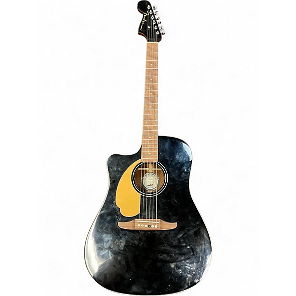 Used Fender Redondo Black Acoustic Electric Guitar