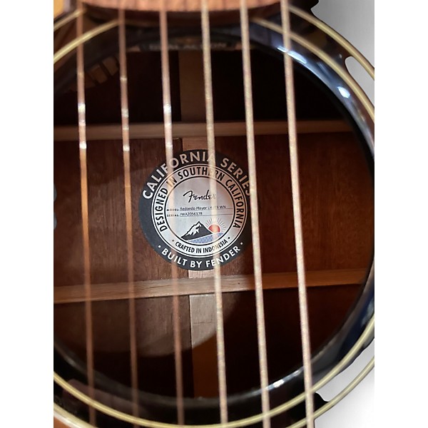 Used Fender Redondo Black Acoustic Electric Guitar