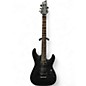 Used Schecter Guitar Research Damien  Diamond Series Floyd Rose Black Solid Body Electric Guitar thumbnail
