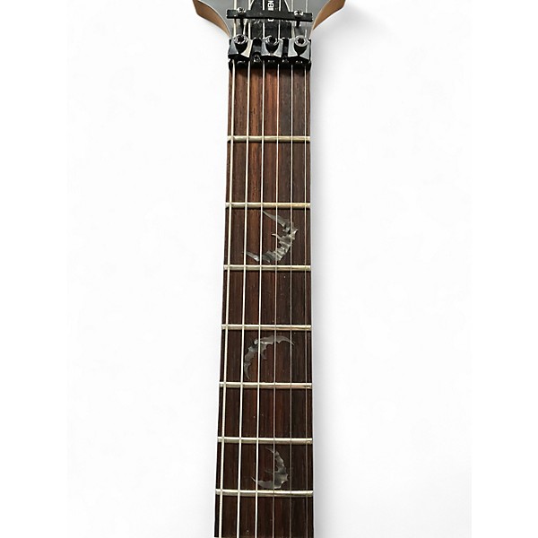 Used Schecter Guitar Research Damien  Diamond Series Floyd Rose Black Solid Body Electric Guitar