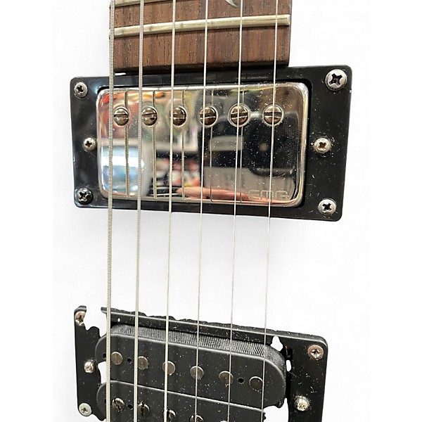 Used Schecter Guitar Research Damien  Diamond Series Floyd Rose Black Solid Body Electric Guitar