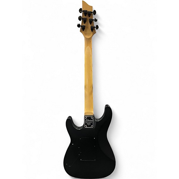 Used Schecter Guitar Research Damien  Diamond Series Floyd Rose Black Solid Body Electric Guitar
