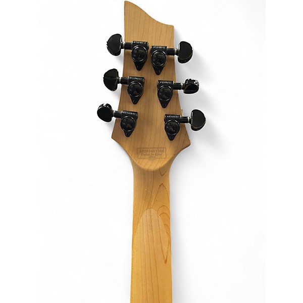Used Schecter Guitar Research Damien  Diamond Series Floyd Rose Black Solid Body Electric Guitar