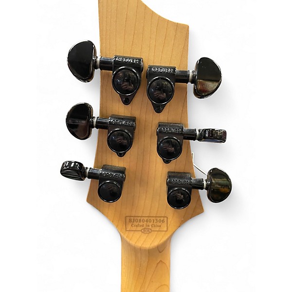 Used Schecter Guitar Research Damien  Diamond Series Floyd Rose Black Solid Body Electric Guitar