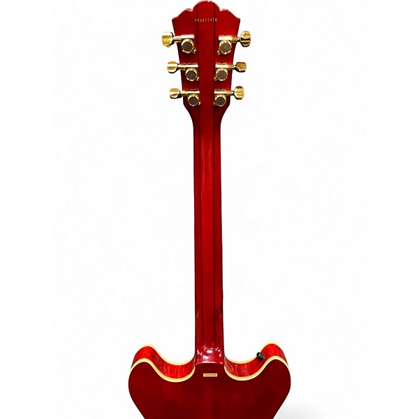 Used Washburn HB35 Wine Red Hollow Body Electric Guitar