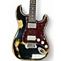 Used Big River Isabella Stratocaster Worn Black Solid Body Electric Guitar