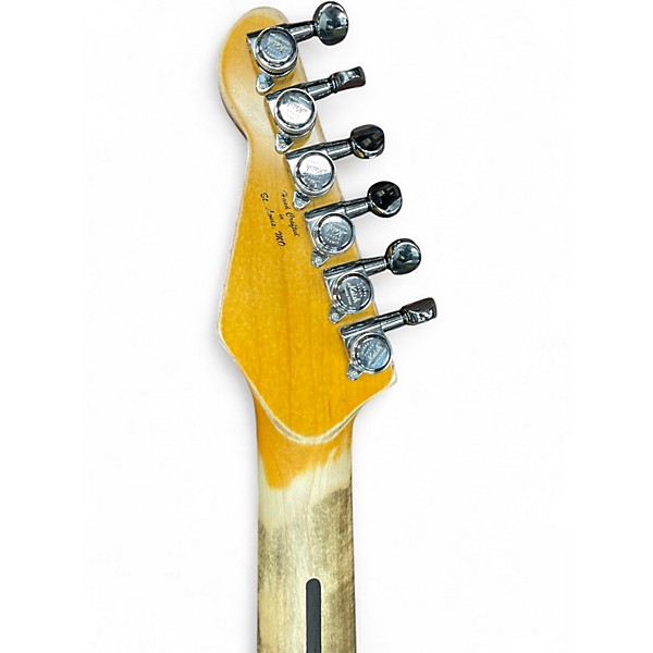 Used Big River Isabella Stratocaster Worn Black Solid Body Electric Guitar