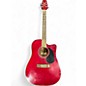 Used Jasmine ES35C Wine Red Acoustic Electric Guitar thumbnail