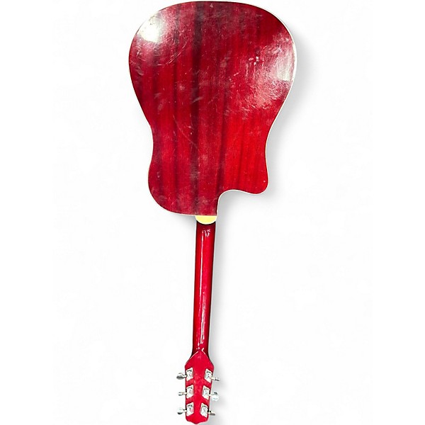 Used Jasmine ES35C Wine Red Acoustic Electric Guitar