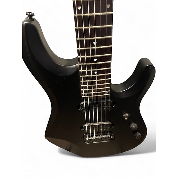 Used Sterling by Music Man JP70 John Petrucci Signature Stealth Black Solid Body Electric Guitar